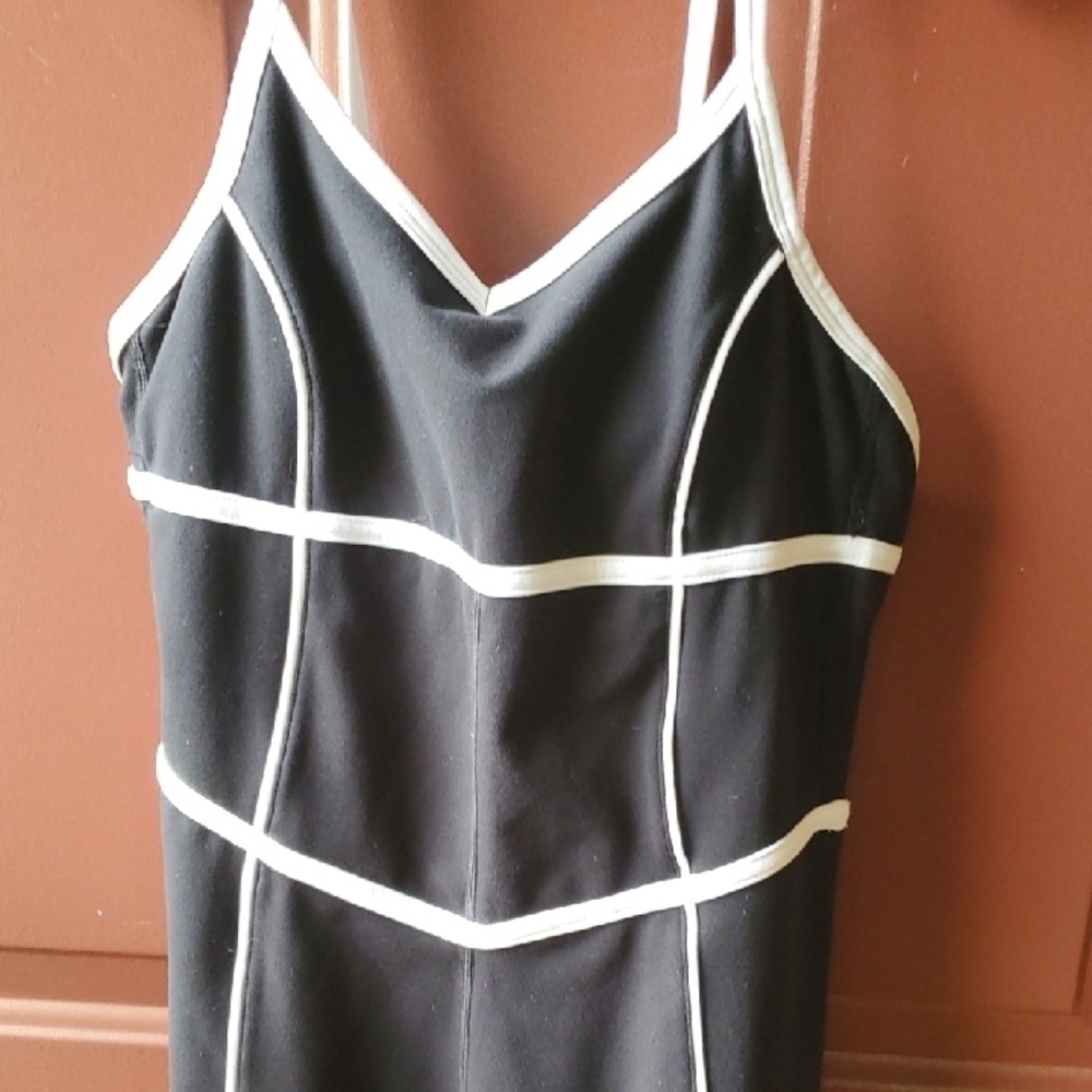 Altar'd State Black Jumpsuit with White Accents - Picture 5 of 12